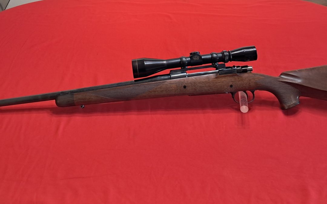 Custom 338 cal bolt action rifle with scope $1250.oo OBO