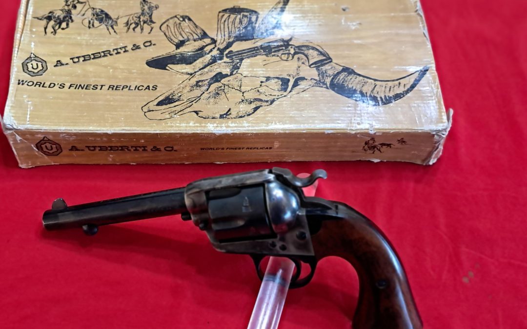 A. Uberti Navy arms Bisley 44-40 single action revolver $old