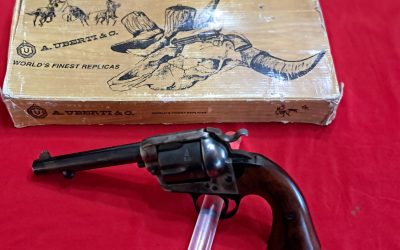 A. Uberti Navy arms Bisley 44-40 single action revolver $old