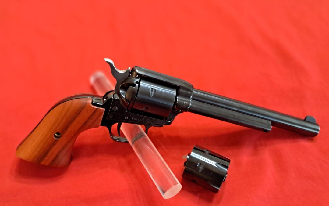 Heritage arms rough rider 22lr/22mag SA revolver like new $old