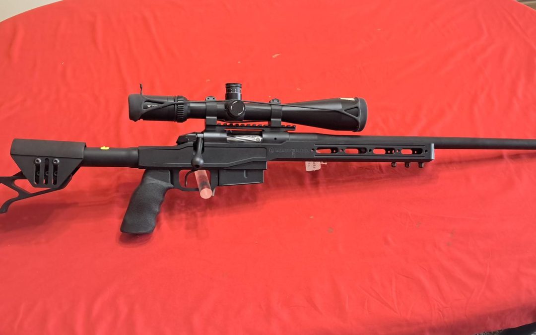 Bergara Element tactical 6.5 creedmoor with scope and bag $old