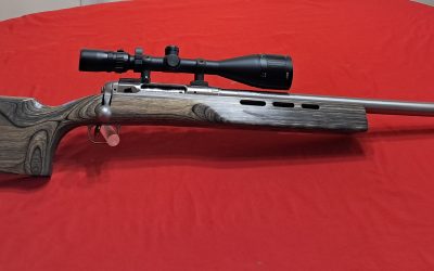 Savage model 12 Stainless F-Class in 6.5×284 Norma with scope $1350.oo obo