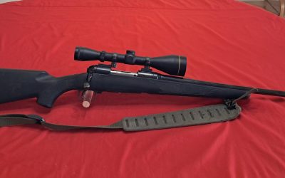Savage 11 in 243 with scope only asking $450.oo OBO